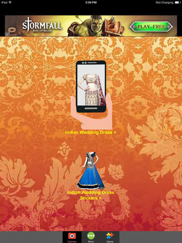 Indian Wedding Dress Lehenga Sari Photo Montage FREE screenshot 2