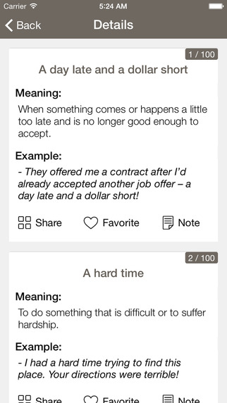 【免費教育App】English Time Idioms-APP點子