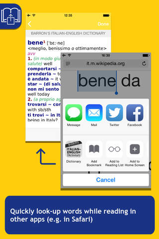 Barron’s Italian-English Bilingual Dictionary screenshot 4