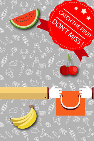 Catch the Fruit - Red Apple & Candy Catcher Food Games, Serving Catching Mania screenshot 2