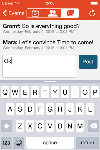 Gromf — invitations and RSVP tracking without registration screenshot 4
