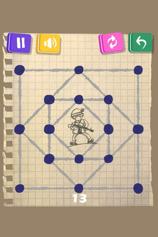 One Touch Draw Puzzle - Doodle Style Piano Version for Kids(一笔画) screenshot 2
