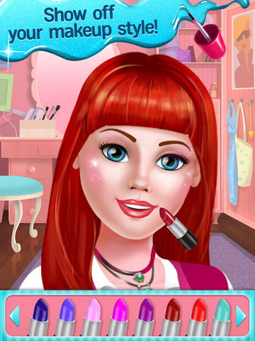 Игра College Chic Makeover - Spa & Salon Day: Dress Up, Make Up, Photo Fun & Card Maker