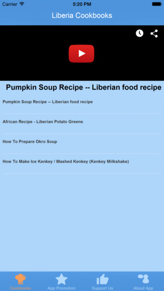 Liberia Cookbooks - Video Recipes