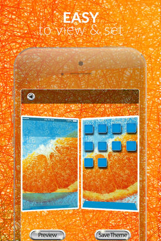 Orange Gallery HD - My Splash Effects Retina Wallpapers , Themes and Backgrounds screenshot 3