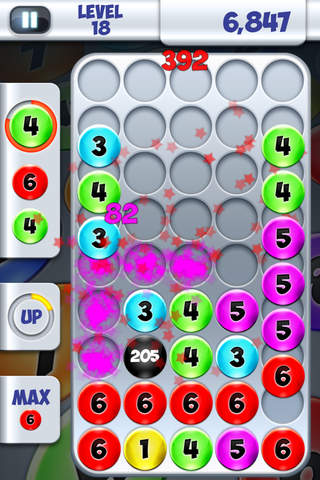 Numbers Addict 2 Candy Splash HD for iPhone, iPad & iPod Touch - Bubble Puzzle Brain & Mind IQ Challenge screenshot 4
