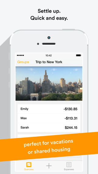 Splid – Split expenses on vacation the easy way