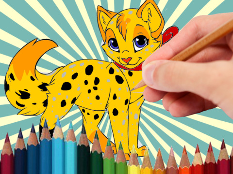 【免費遊戲App】Coloring Book Cat-APP點子