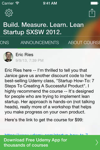 Entrepreneur's Lean Startup screenshot 2