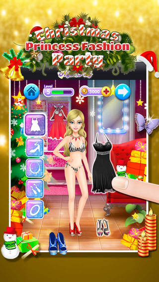 Princess Christmas Party - Fashion Girls Salon