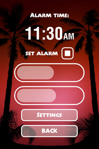 Paradise Island Alarm Clock screenshot 3