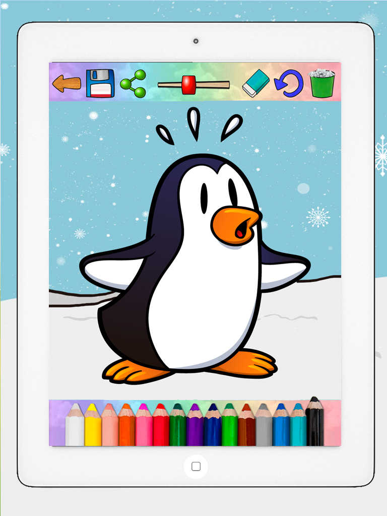 App Shopper Paint magic penguins coloring penguins and paint (Education)