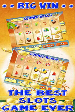 AAA Summer Beach Slots screenshot 2