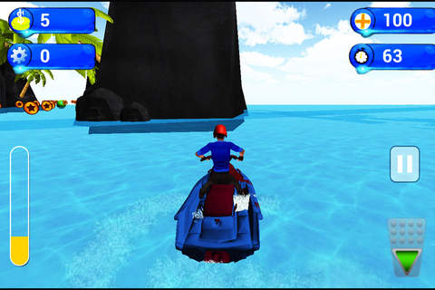 Water Boat Mission - free screenshot 4