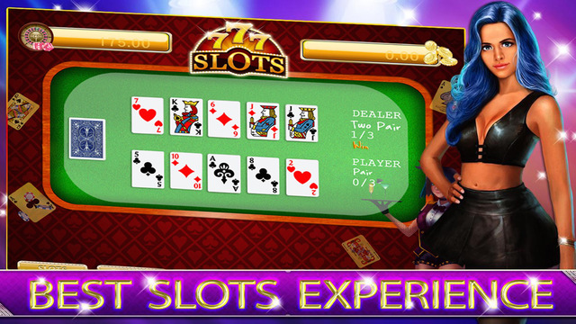 Slots Poker - Classic Las Vegas Casino Simulation