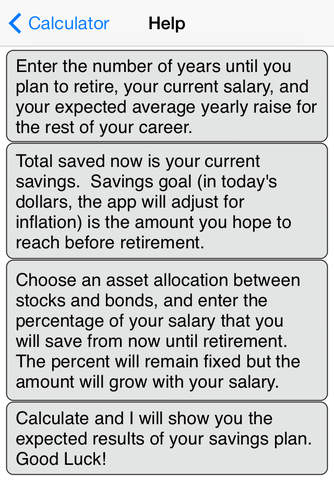 Retirement Savings Calculator screenshot 3