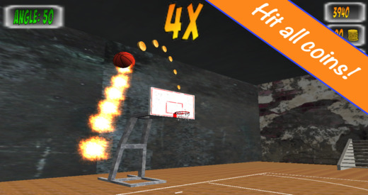 【免費遊戲App】Coin Swish Basketball-APP點子