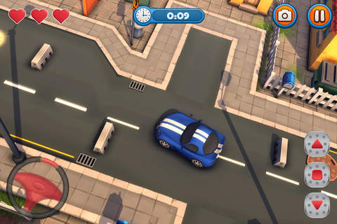 Cartoon Super Car Parking 3D Simulator 2015 Pro! screenshot 4