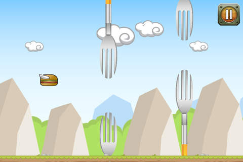A Flappy Burger Run screenshot 2