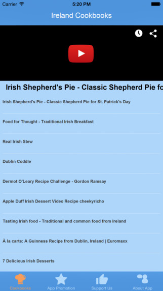 Ireland Cookbooks - Video Recipes