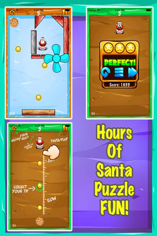 Hungry Santa- Free Fun Christmas Puzzle Game screenshot 2