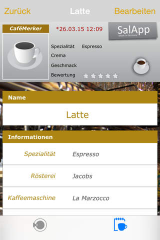 CaféMerker screenshot 3