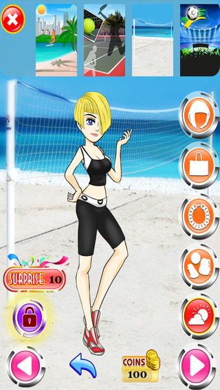 【免費遊戲App】Sporty Girl! Cute Dress Up-APP點子