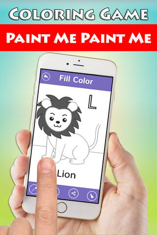 Preschool ABC Animals Coloring Game For Kids screenshot 2