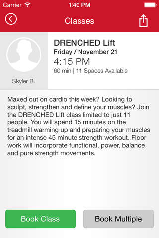 Drenched Fitness screenshot 4