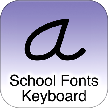 SchoolFonts Keyboard - Lowercase and Uppercase 工具 App LOGO-APP開箱王
