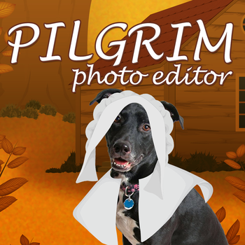 Pilgrim Character Dress Up Photo Editor for Thanksgiving Picture Shares LOGO-APP點子