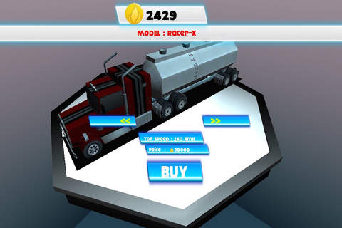 A Truck Racing Frenzy On Highway 3D screenshot 2