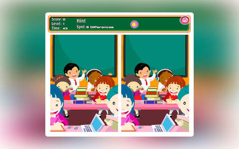 Five Differences In Classroom screenshot 4