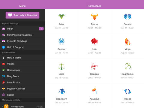 【免費生活App】Psychic Readings, Astrology & Love Books-APP點子