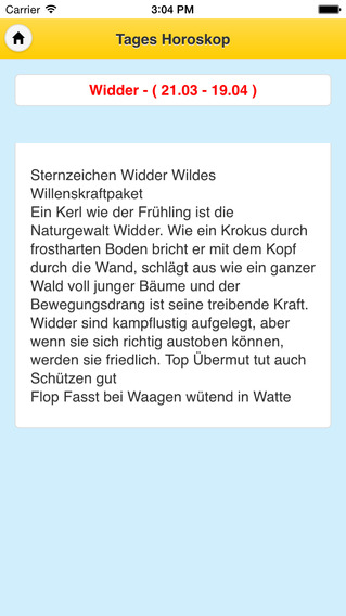 【免費生活App】Tages Horoskop - Free-APP點子