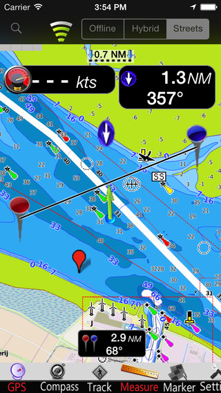 Germany West GPS Nautical charts