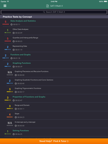 【免費教育App】SAT II Math 2: Practice Tests and Flashcards-APP點子