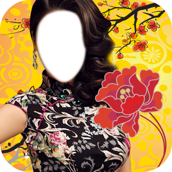 Chinese Dress Photo Fun Montage FREE LOGO-APP點子