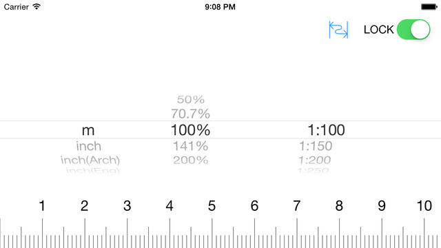 【免費生產應用App】Scale Ruler - Various scales can be set! When a triangular scale is not in hand!-APP點子