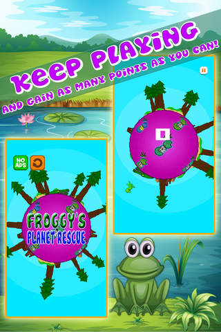 Froggy's Planet Rescue - Ads FREE screenshot 2