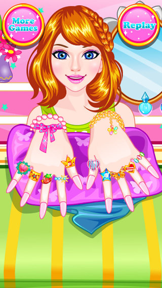 【免費遊戲App】Girl Nail Salon Beauty-APP點子