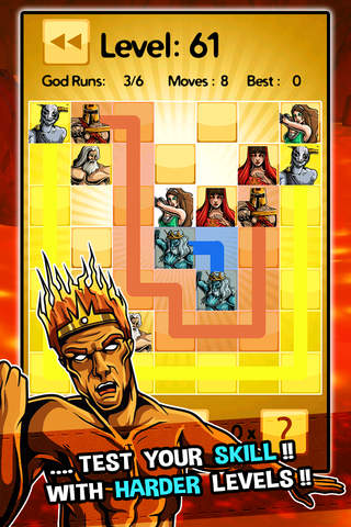 Angry God Line Matching Saga - Puzzle games for free screenshot 2