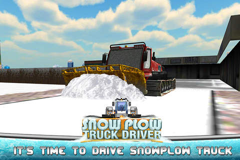 Snow Plow Truck Driver 3D screenshot 2