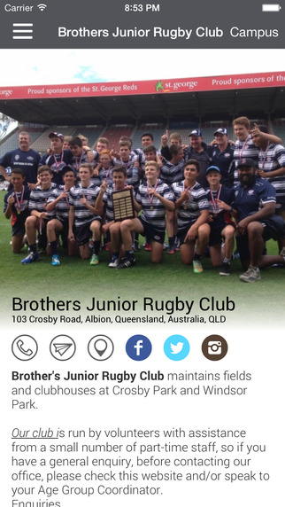 【免費生活App】Brothers Junior Rugby League-APP點子