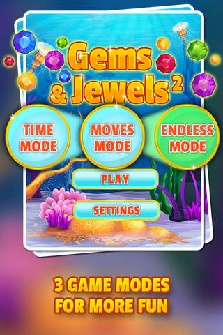 Gems & Jewels Matching Puzzle Game II - Free screenshot 2