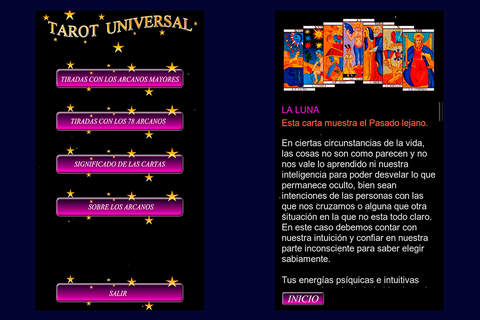 Tarot Universal screenshot 3