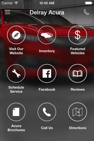 Delray Acura and Delray Hyundai MLink screenshot 2
