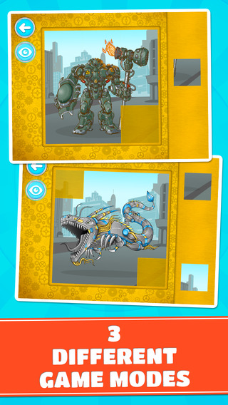 【免費娛樂App】Super Action Robots Puzzles - Cool Logic Game for Toddlers, Preschool Kids and Little Boys - Free-APP點子