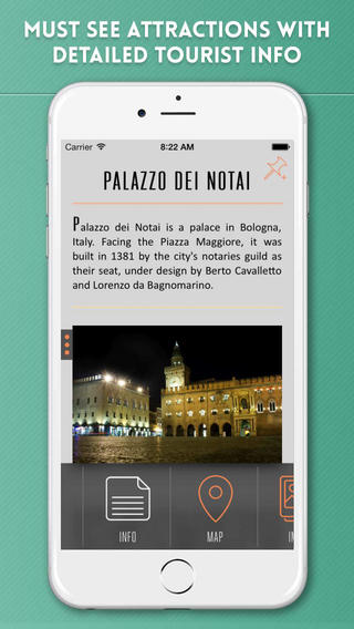 【免費旅遊App】Bologna Travel Guide with Offline City Street Maps-APP點子