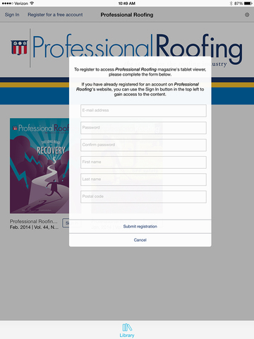 Professional Roofing Magazine screenshot 4